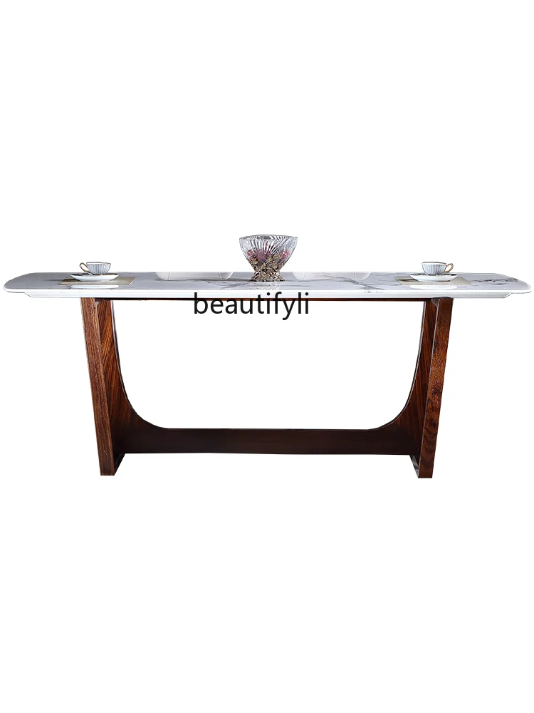 

Heritage Collection Series Natural Marble Rectangular Dining Table Original Design International Pavilion