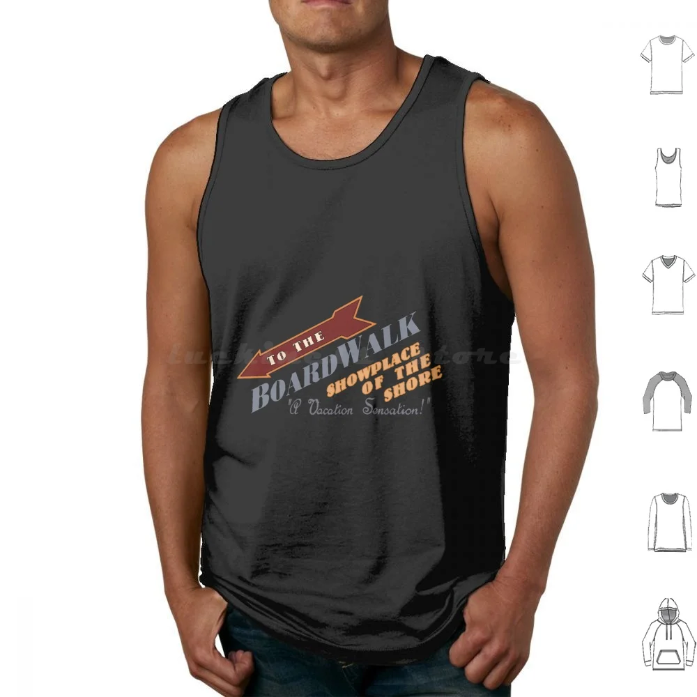 Boardwalk Tank Tops Print Cotton College Program Dcp World Cast Member Walt World Magic Kingdom Magic Cm Name Tag Florida