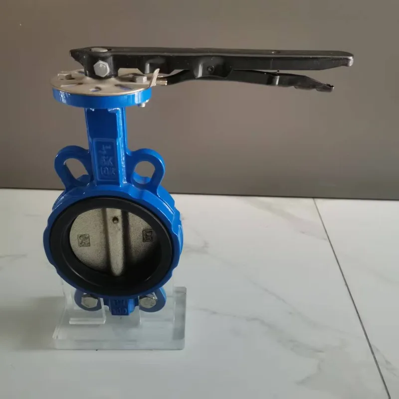 D71X-16 Manual Clamp Butterfly Valve Ductile Iron Handle DN40-DN300 Port Size Water Supply