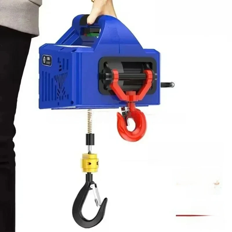 

Portable Hand Winch 160 M Remote Control Electric Hoist Traction Pulley Wire Rope
