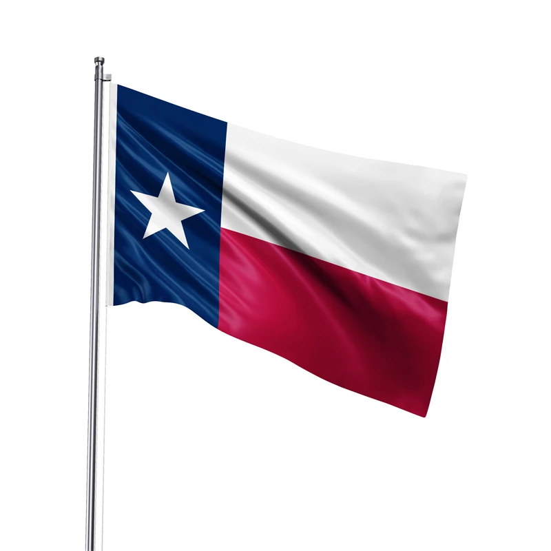 Gaslight Gatekeep Girlboss 5' x 3' Texas State Flag Banner Polyester with Brass Grommets 150cm x 90cm