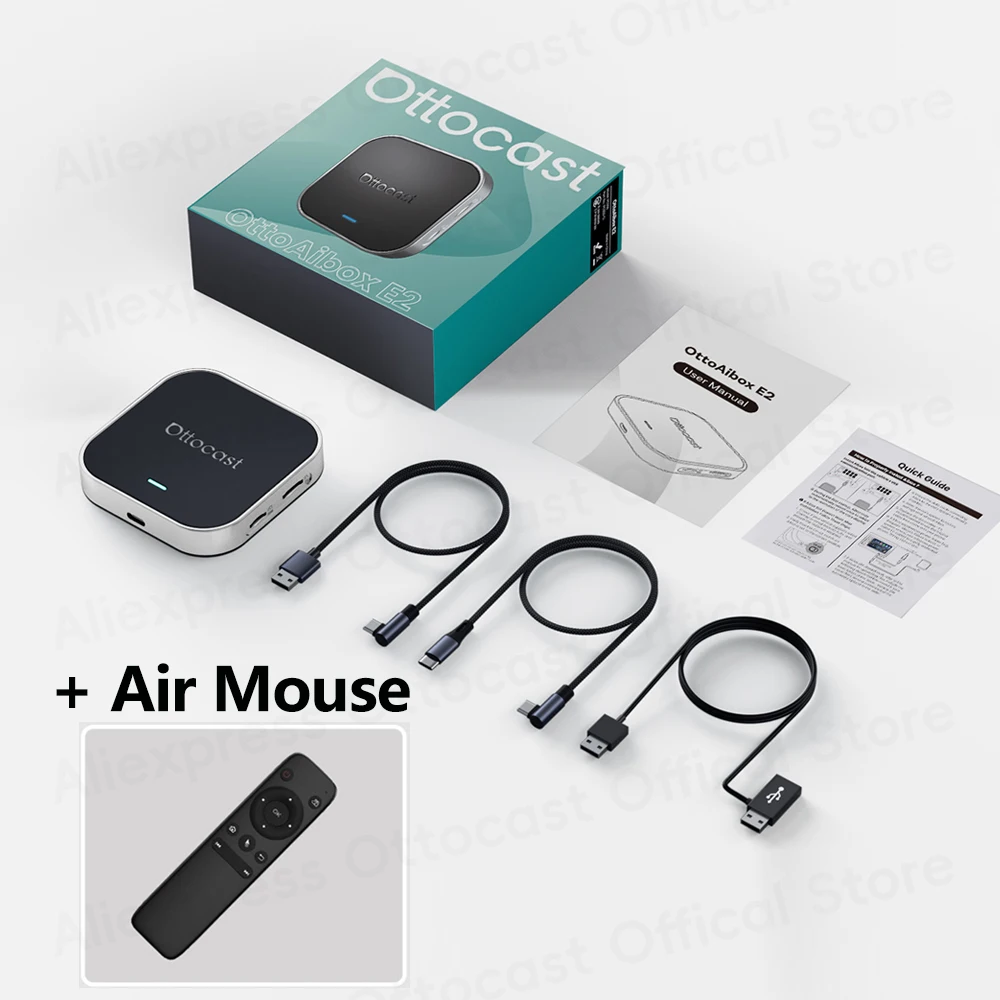 OTTOCAST Ottaibox E2 Android 13 Wireless CarPlay Android Auto AI