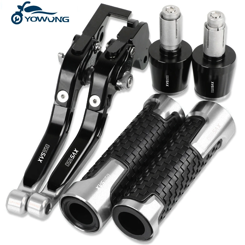 

XVS 950 BOLT Motorcycle Aluminum Brake Clutch Levers Handlebar Hand Grips ends For YAMAHA XVS950 BOLT 2014 2015 2016 2017 2018