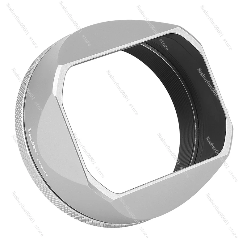 

For Fuji X100V X100VI Square Lens Hood 49 Filter Adapter Ring, Vintage Rover Camera Accessories