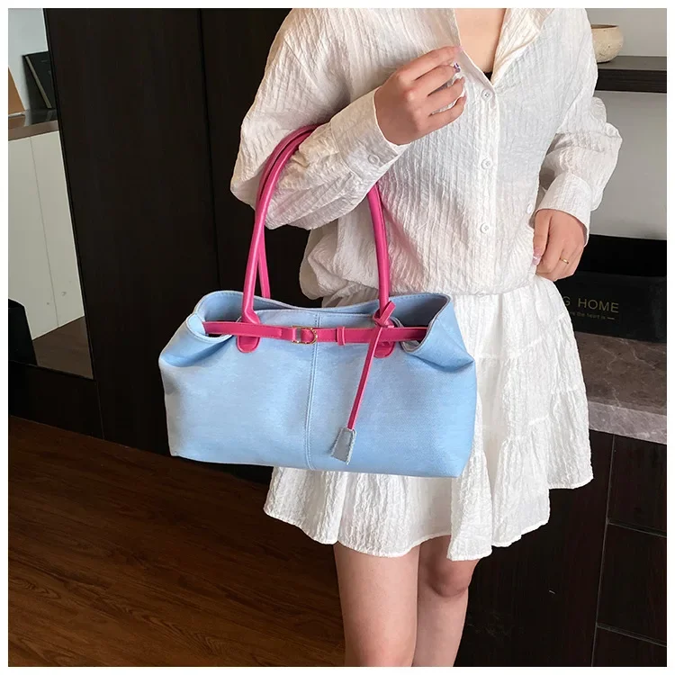 Fashionable Versatile Casual Large-Capacity Shoulder Bag for Women description 21