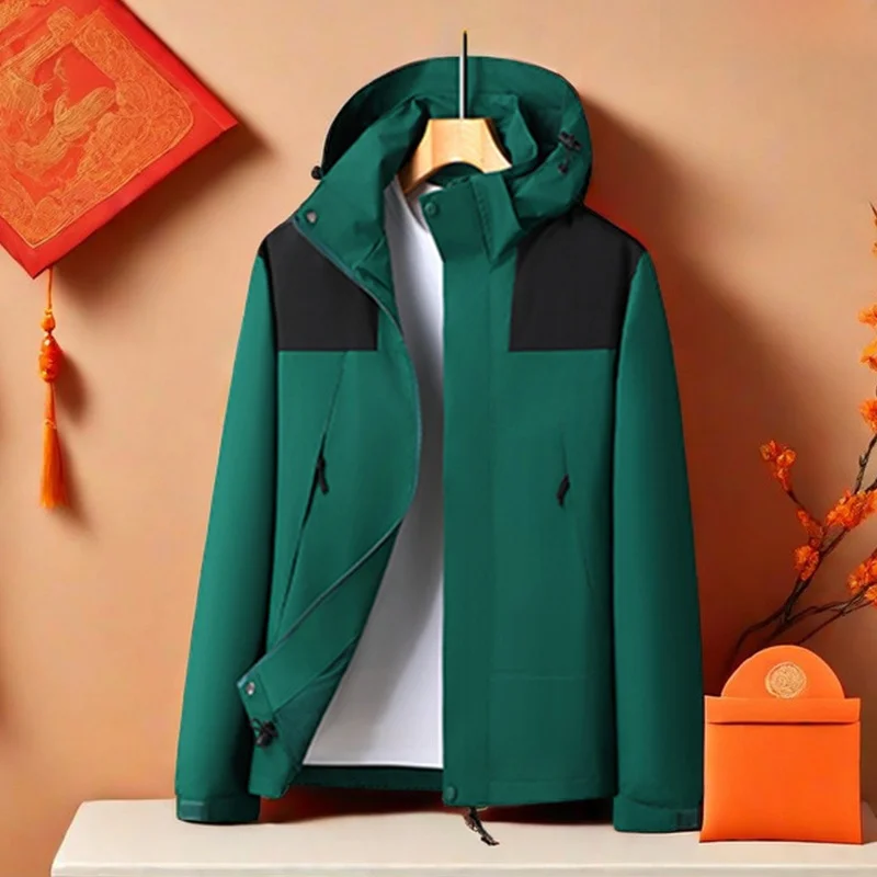 

Мужская повседневная рабочая куртка, весна-осень-зима, новинка 2024 года, трендовая, в корейском стиле, приталенная, из полиэфирного волокна, подходит для офиса