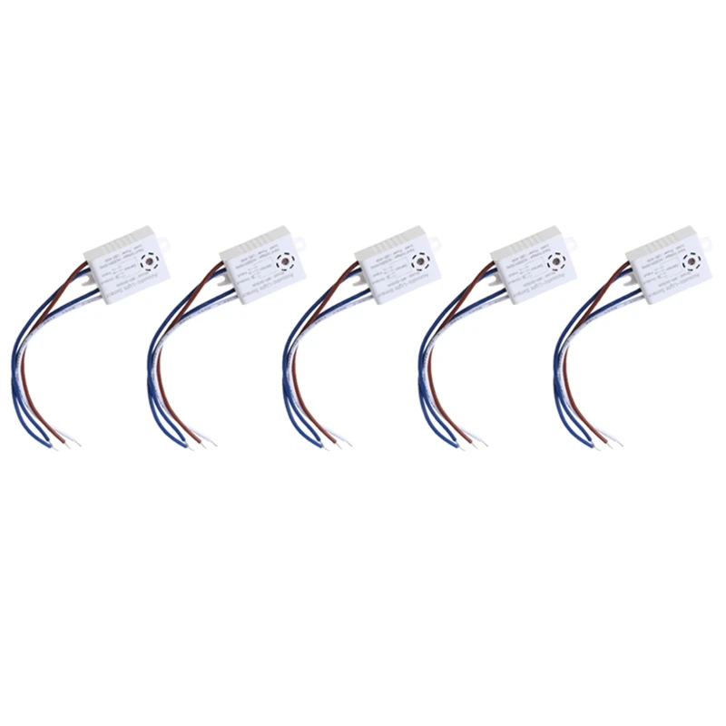 5PC Sound Control Sensor Smart Switches Module Detector Spraaksensor Intelligent Auto Aan Uit Light Home Improvement