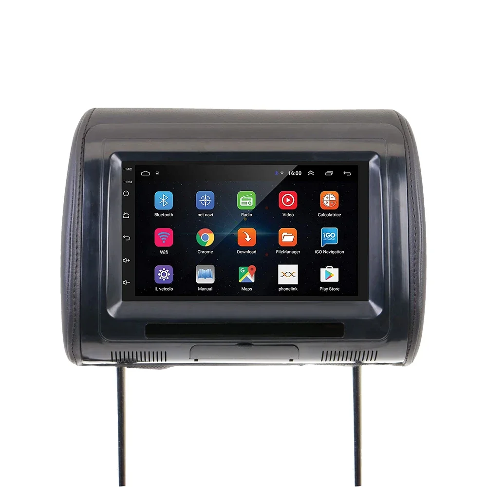 Back seat tv for car monitor 8 inch smart car monitor multimedia player OEM/ODM 10inch 4G online android car headrest monitor