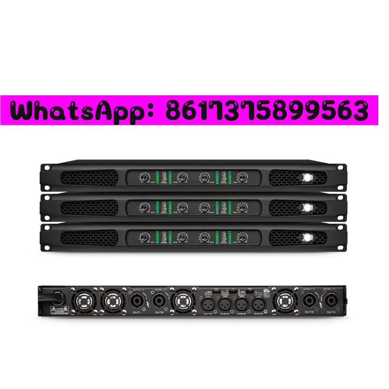 

Factory Price JGM Professional Power Amplifier for Concert Pro Audio Sound System Good Quality 4*1600W Class H Power Amplifier