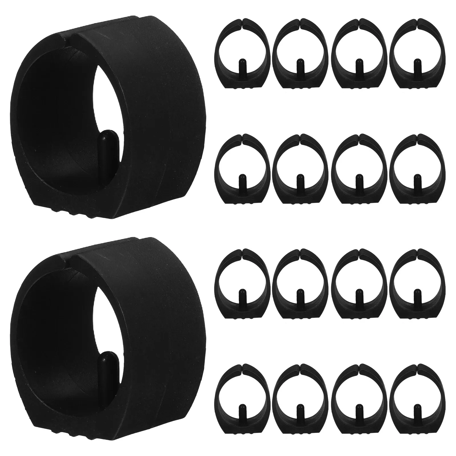 

20Pcs 32cm U Shaped Plastic Chair Leg Floor Protectors for Hardwood Tile Carpet Non Slip Furniture Feet Protectors Chair Caps