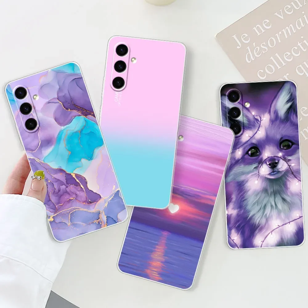 For Samsung A25 A15 A05 A05S Case For Samsung Galaxy A15 Coque Patterned Soft Silicone Clear Phone Case For Samsung A05 S Fundas