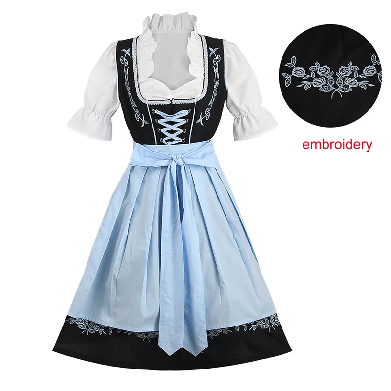 Deutsch Bier Festival Kostüm Halloween Erwachsene Frauen Kleid Oktoberfest Uniform Phantasie Party Cosplay Kleid