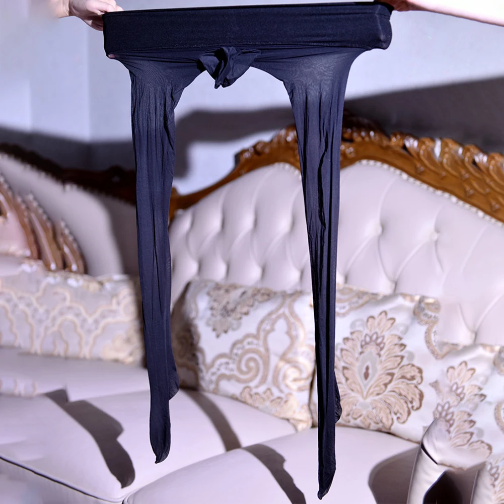 جوارب شفافة غير ملحومة للرجال ، جوارب طويلة رفيعة للغاية ، جوارب شفافة ، جوارب ضيقة مرنة ناعمة ، جوارب بدون كعب ، مثيرة