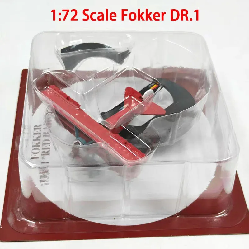 

Diecast 1:72 Scale Fokker DR.1 Alloy Fighter aircraft Model Static Collection Decorated Holiday Gifts Toys Souvenir Gift