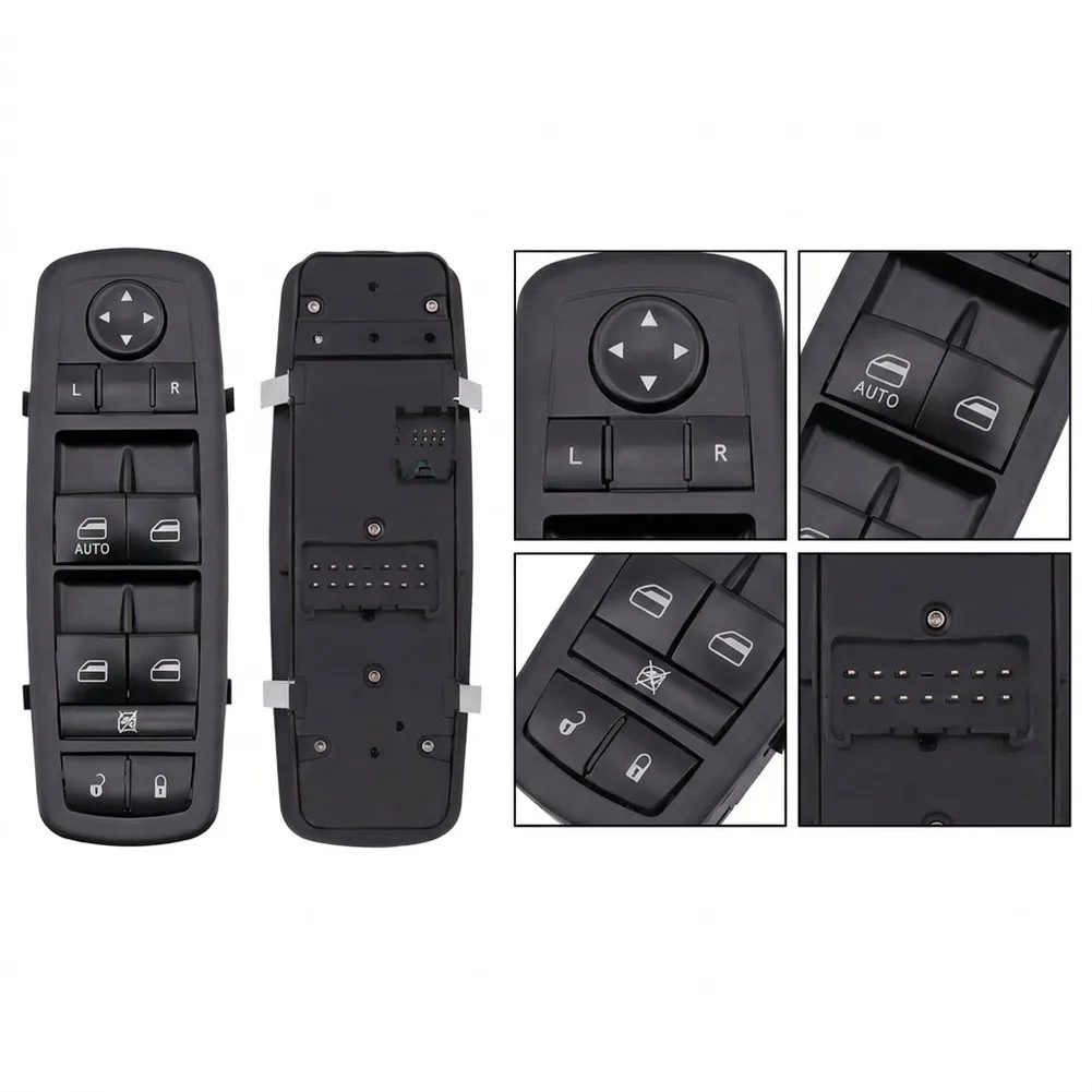 For Side Mirror Adjustment 18 for X 7 for X 9 Cm for Master Window Switch Door Lock Switch 12V Voltage Rating Front Left