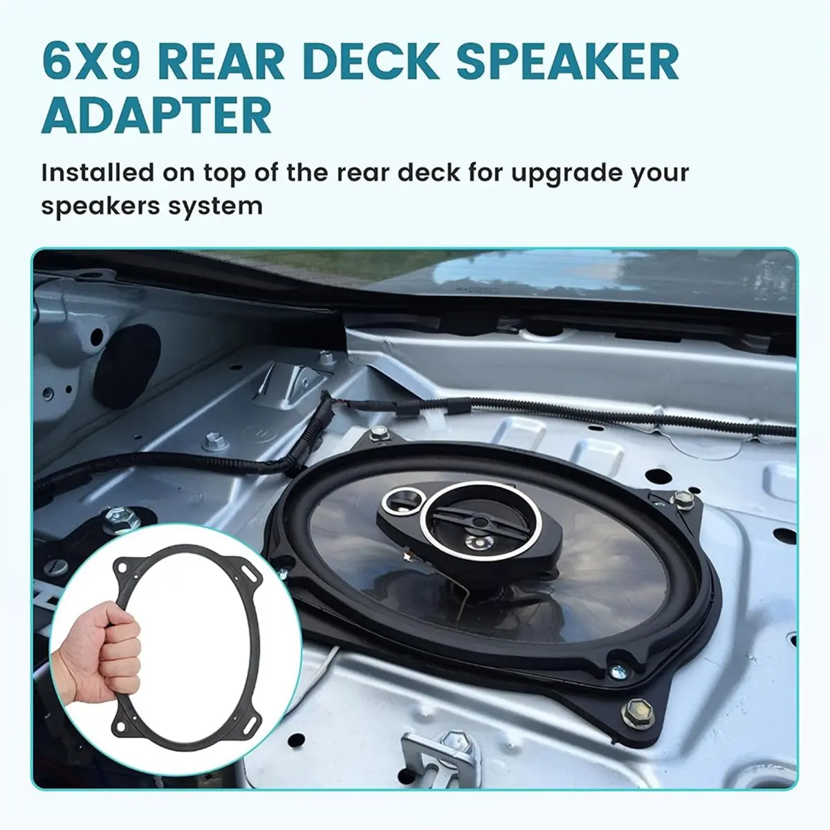 A14G 6x9 Inch Rear Deck Speaker Adapter Spacer Ring for /for / 2002-2013