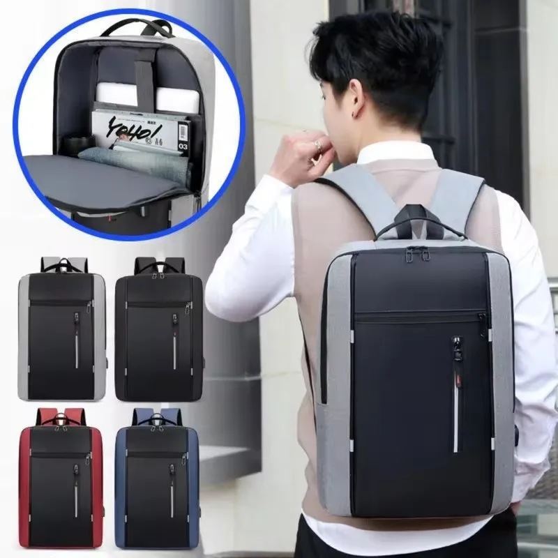 Water-Resistant Laptop Backpack for Men, 15.6