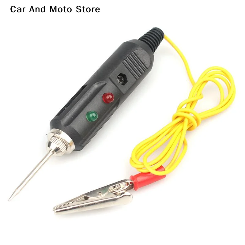 【CMO】Multifunctional Automotive Voltage Tester DC6-24V Dual-color LED Car Voltage Test Probe With Buzzer High Sensitivity