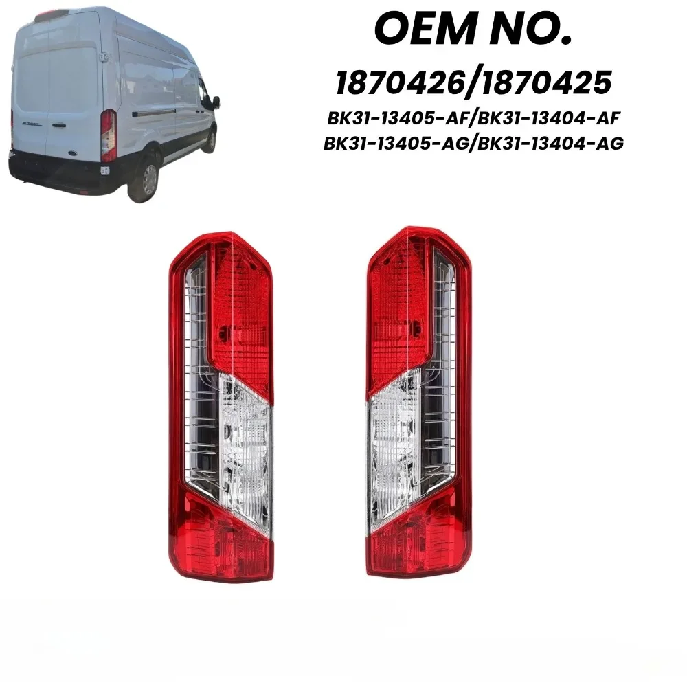 Left / Right Side Rear Tail Lamp For Ford Transit MK8 TTG 2014 2015- 2018 Combi / Cargo Van SWB MWB LWB Medium Low High Roof