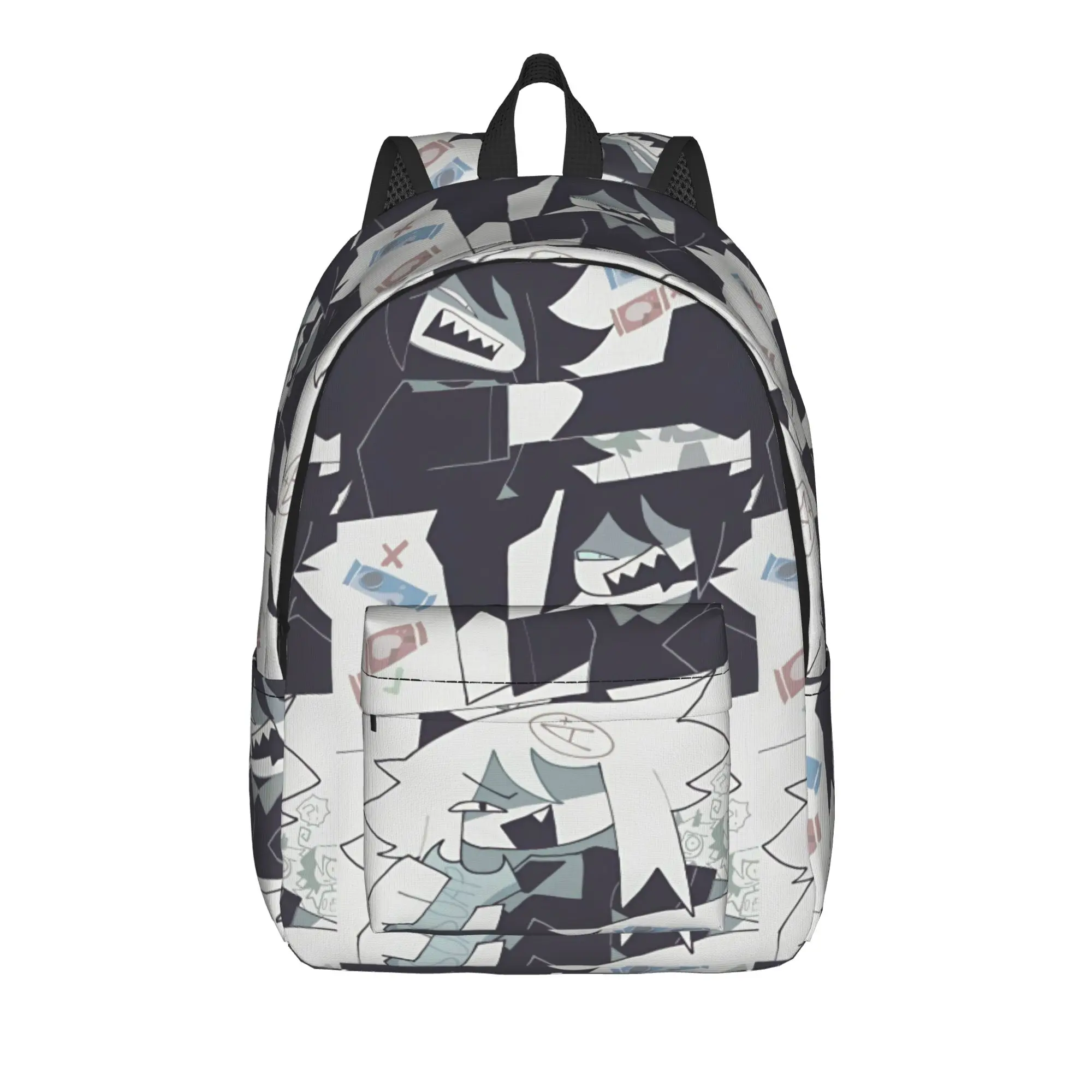 

Cartoon Anime Miss Circle Backpack for Men Women Student Work Daypack Fundamental Paper Education College Shoulder Bag Sports