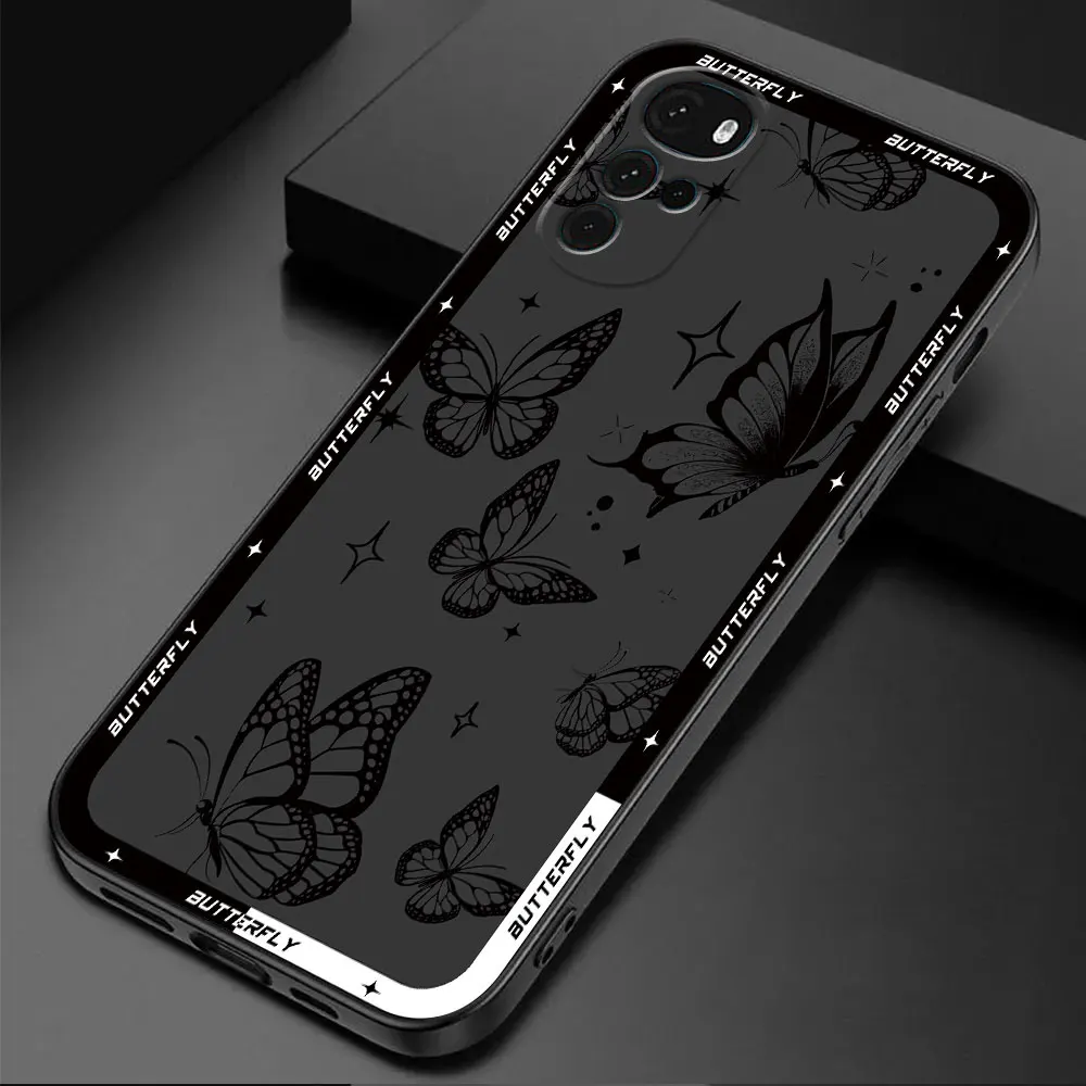 TPU Soft Case for Motorola Moto G73 G60s G30 G52 G53 G50 G32 G31 G60 G71 G72 G51 G22 Bag INS Retro Butterfly Cover 