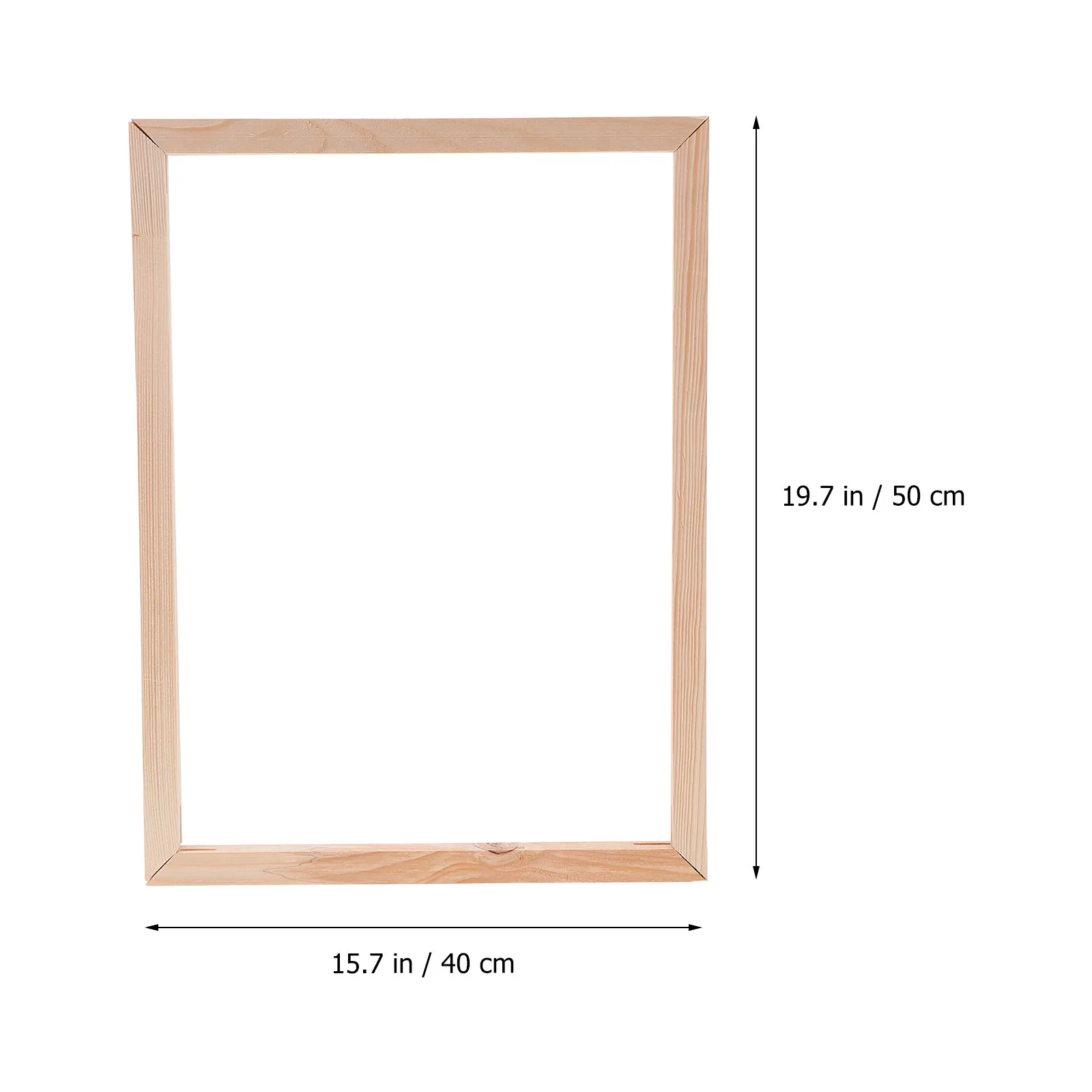 1Set Oil Painting Solid Wooden Frame DIY Canvas Stretcher Bars Painting Display Rack Canvas Frame for Oil Paintings