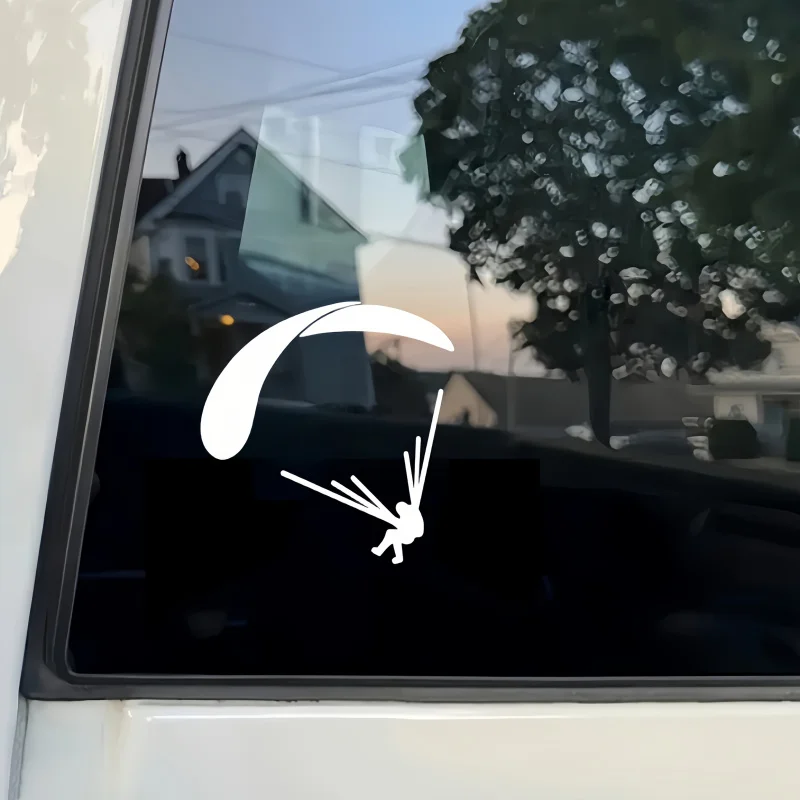 Paragliding Vinyl Sticker - Self-adhesive Semi-matte Car Stickers