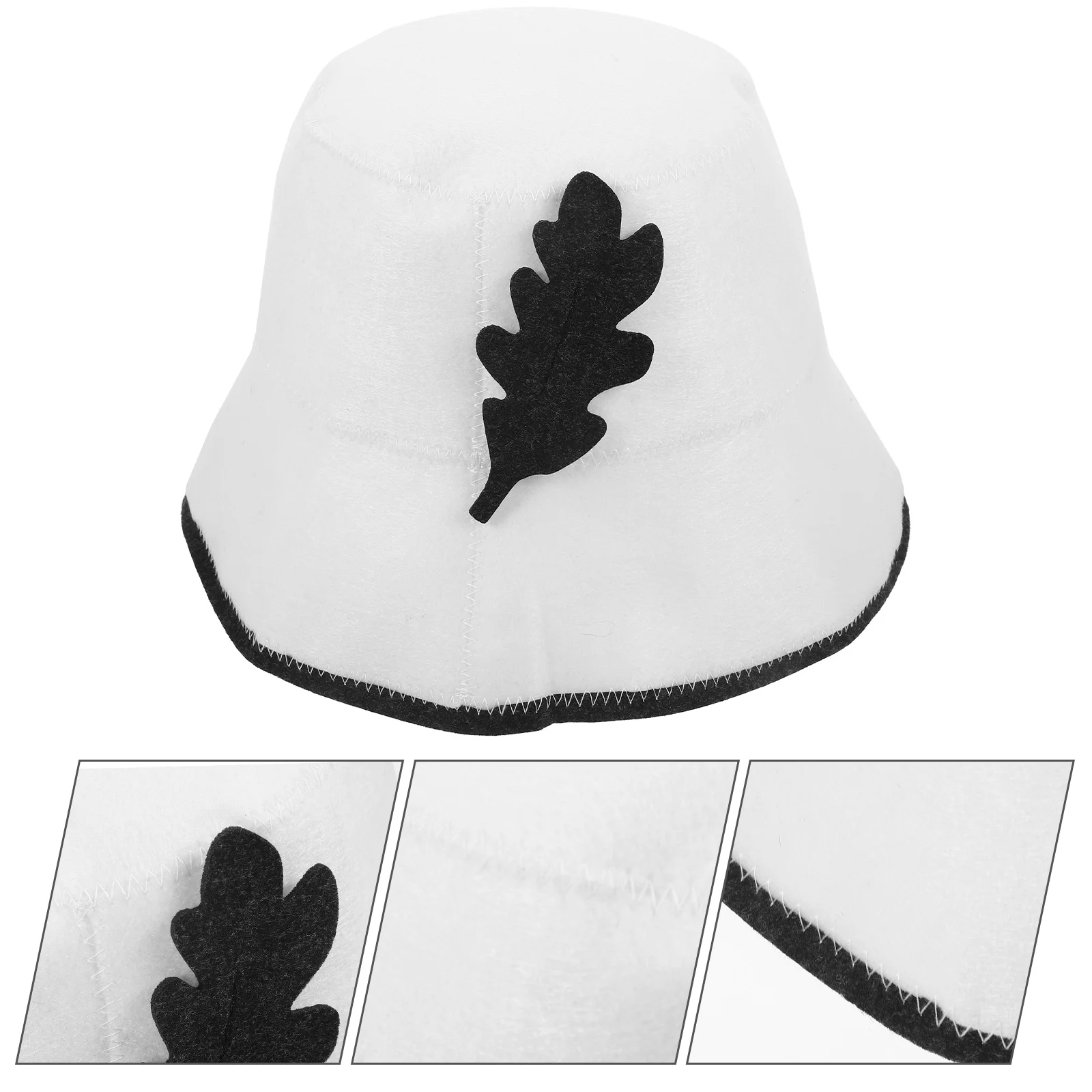 Felt Shower Cap Sauna Supply Bonnet for Men Hat Bath Has Women Supplies Household