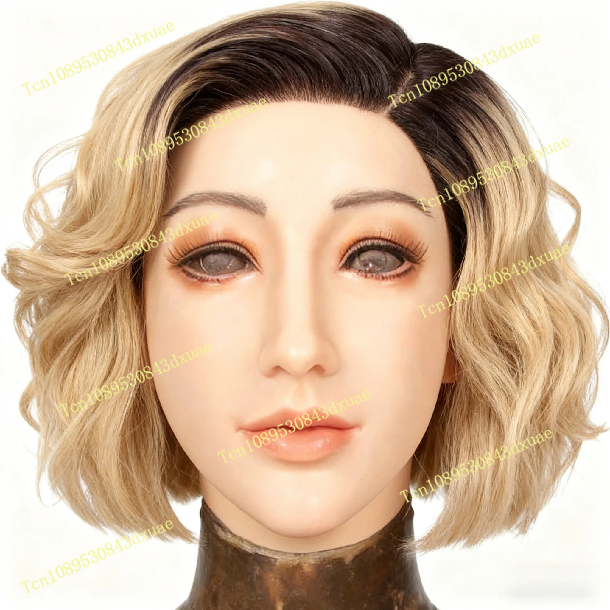 High-Quality Silicone Face Masks Crossdresser Fake Faces Drag Queen Stage Performance Cosplay Crossdressing Sissy Transgender