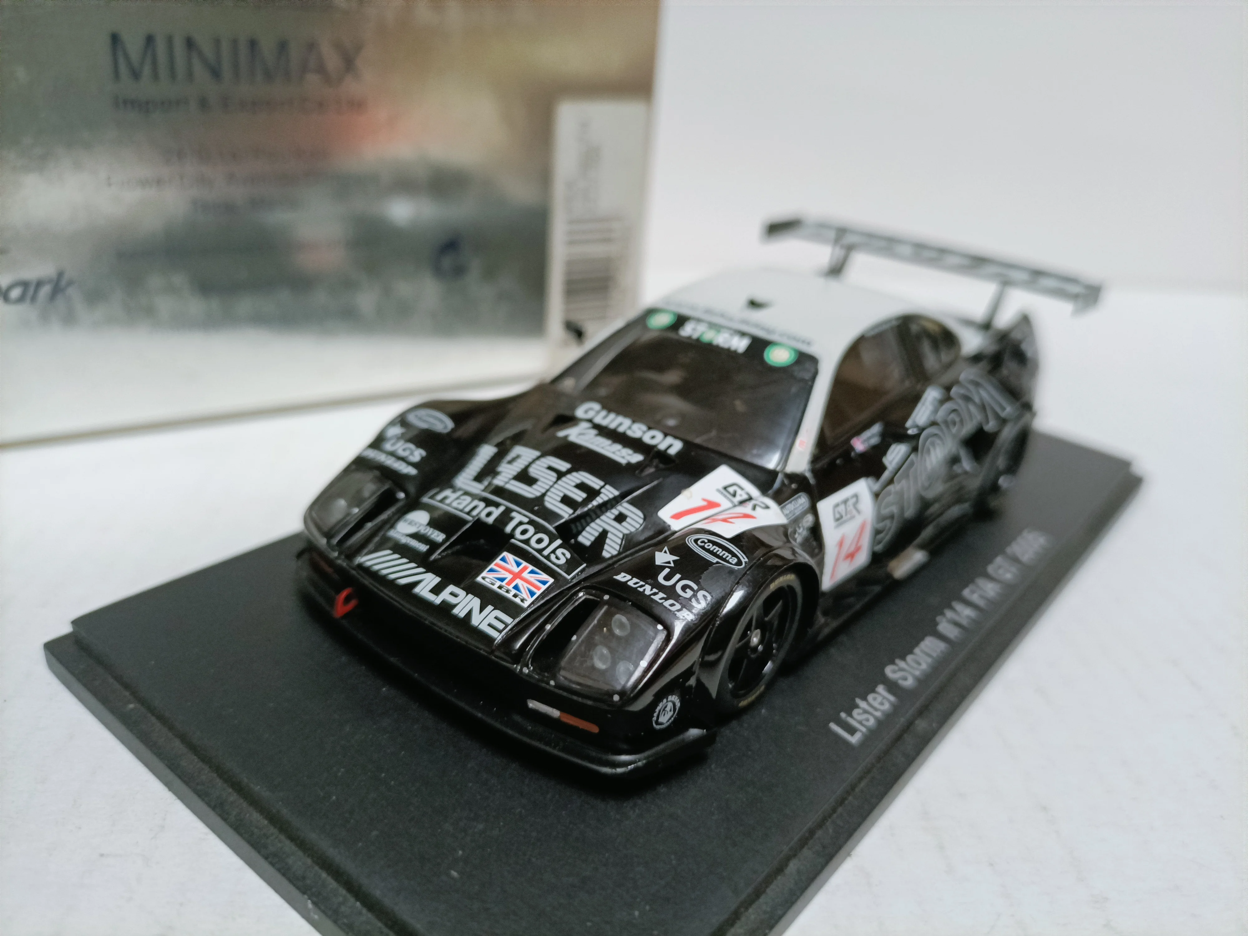 Diecast Spark 1:43 escala Liszt Storm FIA Racing FIAGT 2005 modelo de coche juguete coleccionable regalo recuerdo adorno de exhibición
