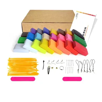 24色聚合物黏土套裝 - DIY手工造型黏土,適用於聖誕節工藝品和藝術禮品 10 最佳銷售 聚合物黏土套裝 - №2