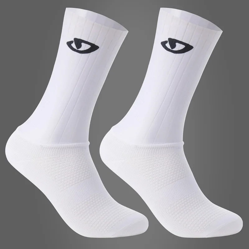 New Anti Slip Seamless Cycling Socks Integral Moulding High-tech Bike Sock Compression Bicycle Outdoor Running Sport Socks