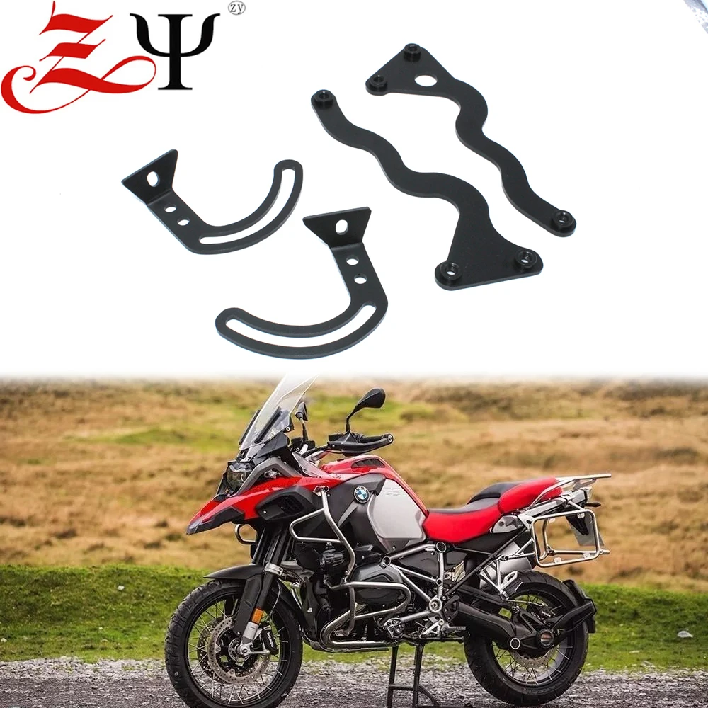 

Left & Right Windshield Windscreen Adjustable Bracket Mounting Holder Hard For BMW R1200GS R1250GS ADV 1200 GS LC Adventure