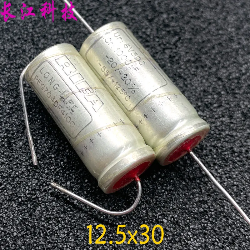

2 шт./PEG704 1000 мкФ 6.3В 6.3В1000мкФ высокотемпературный осевой аудиоэлектролитический конденсатор