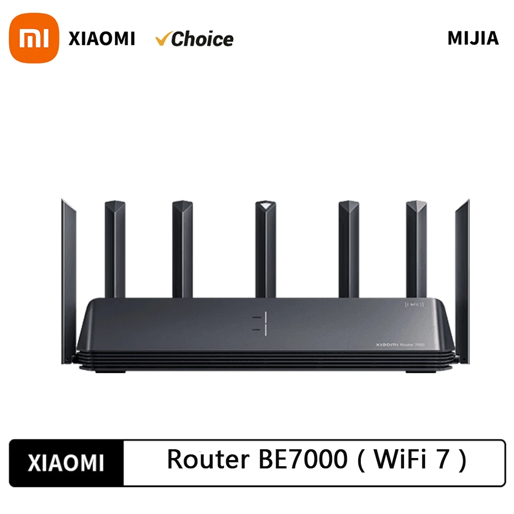 Xiao Mi Mi Router BE7000 Tri-Band WiFi Repeater VPN 1GB USB 3.0 IPTV 4X2.5G พอร์ต Ethernet โมเด็มสัญญาณเครื่องขยายเสียง Wifi 7