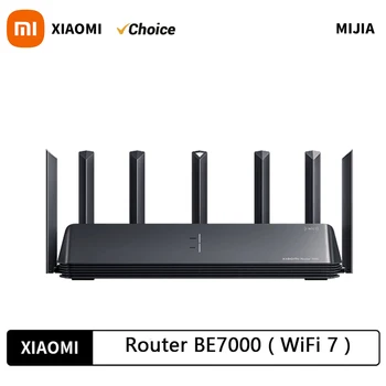 Xiaomi Mi Router BE7000 Tri-Band WiFi Repeater VPN 1 GB Mesh USB 3.0 IPTV 4 x 2,5 G Ethernet Ports Modem Signal Verstärker Wifi 7