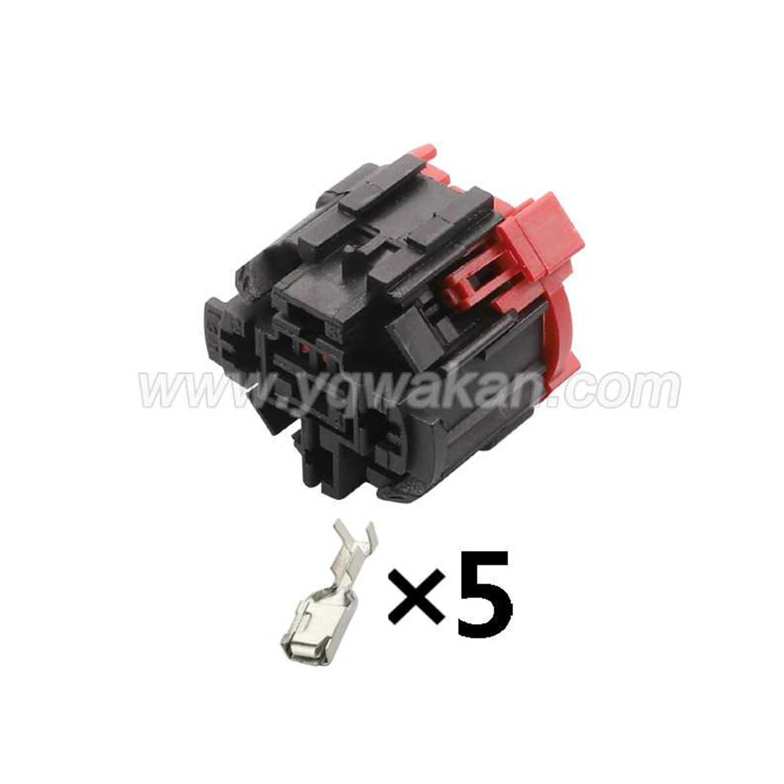 5-Pin Connector Waterproof 6.3mm Female Connector Auto Wire Harness Cable Plug Beverly Elysee 45501E225/98947-1011