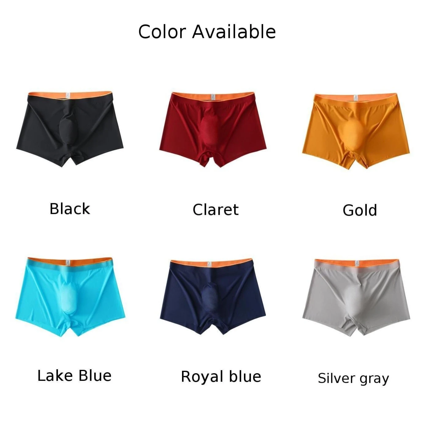 Men Ice Silk Underwear Sexy Sheer Underpants Breathable Ultrathin Stretch Boxershorts Male Comfort Soft Lingerie