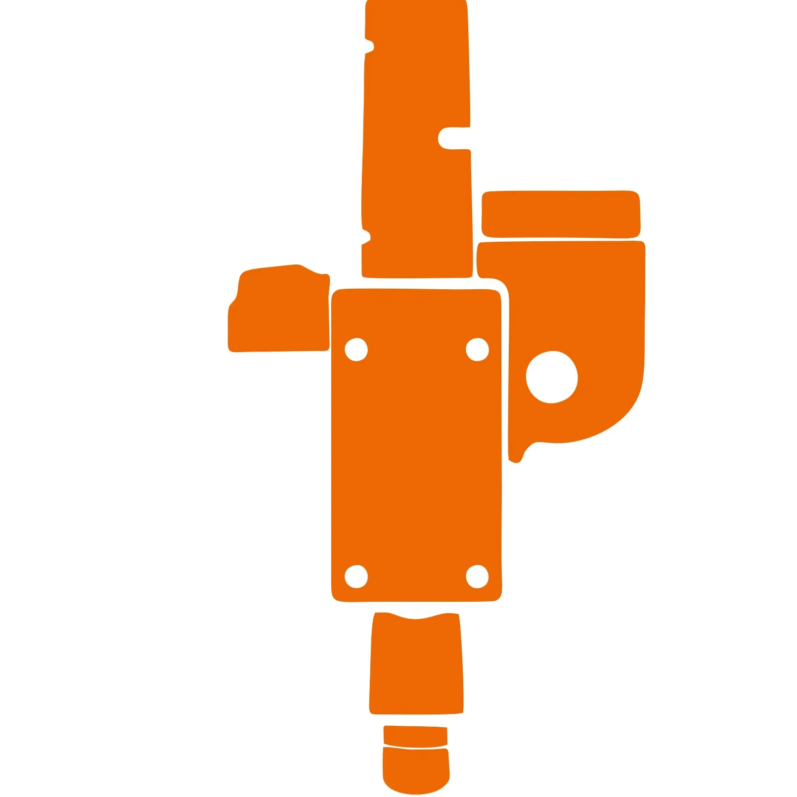 

STLF KT GuoMei Customized Boat Model 212X 2016 Floor EVA Custom Marine Mat Boat Decking Kit Double Layer for Boat Access