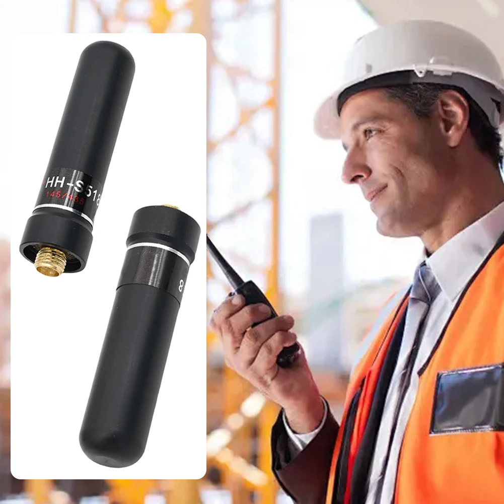 

HH-S518 Mini Antenna SMA-F UV 145/435 Mhz Dual Band Mini Antenna 10W Dual Frequency Antenna for Baofeng TYT Wouxun Icom Kenwood