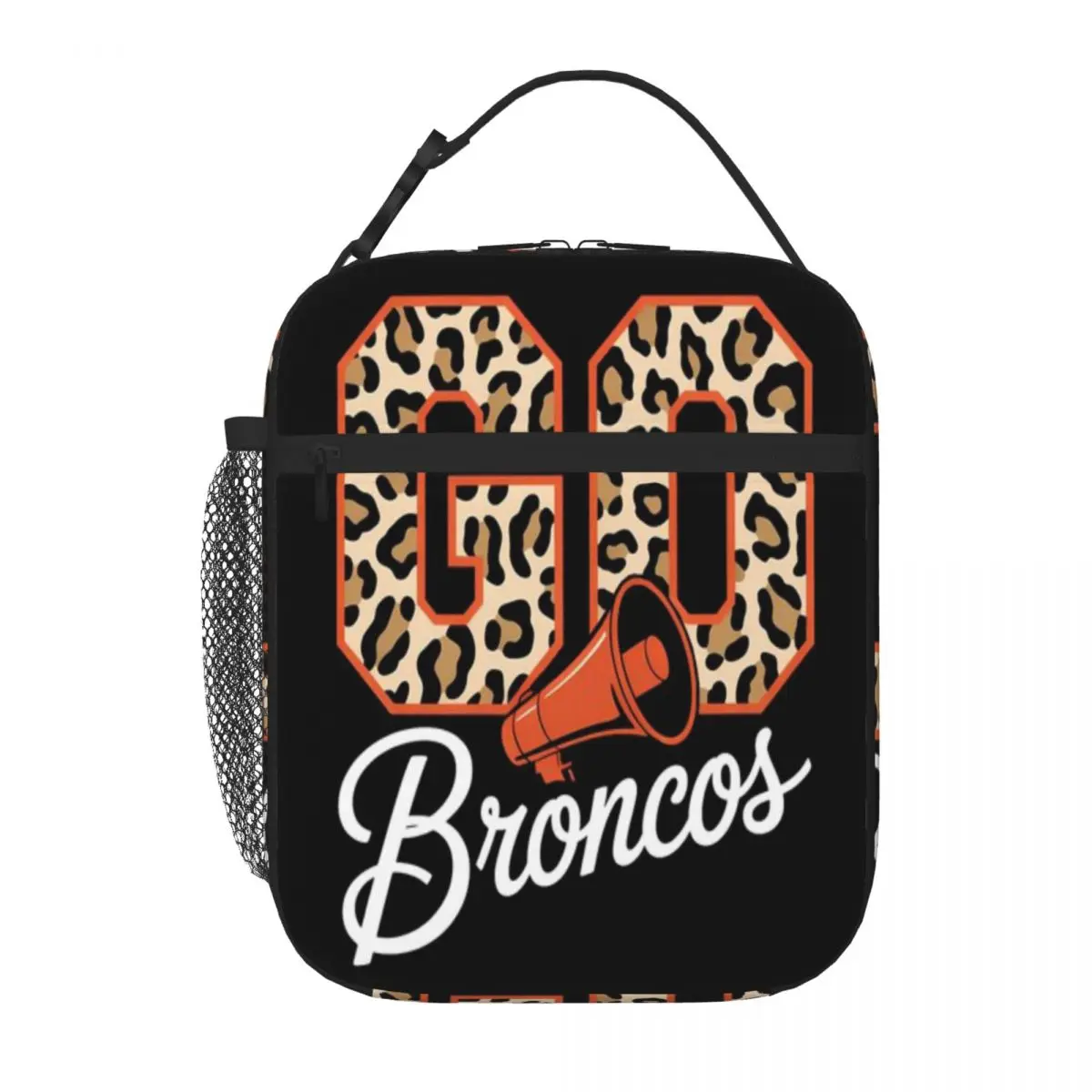 Bestselling Go School Spirit Fan Team Back To School Quilted Durable Lunch Bag Festival Outing Carry Lunch Bag