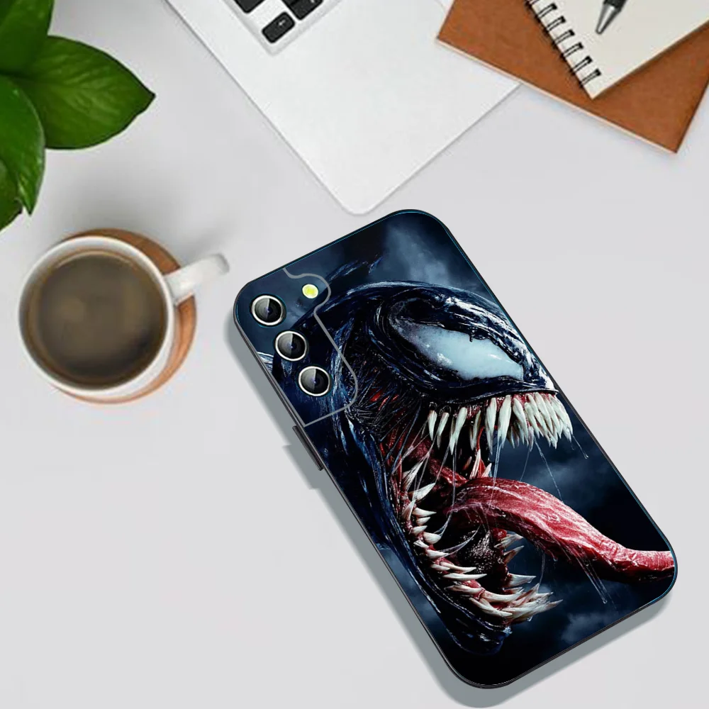 V-Venom Phone Case For Samsung Galaxy A52 A12 A51 S21 Edge S22ULTRA S23 S20LITE Plus Ultra Black Cover