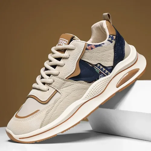 남성용 하이 리바운드 쿠션, 플라이 우븐 통기성 러닝화, 편안한 경량 스포츠화, 모든 계절에 적합 