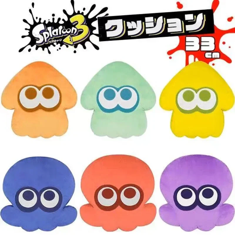 Cute Cartoon Splatoon Octopus Cuttlefish Throw Pillow Office Sofa Cushion Anime Squid Nap Pillow Stuffed Soft Plush Dolls Pillow