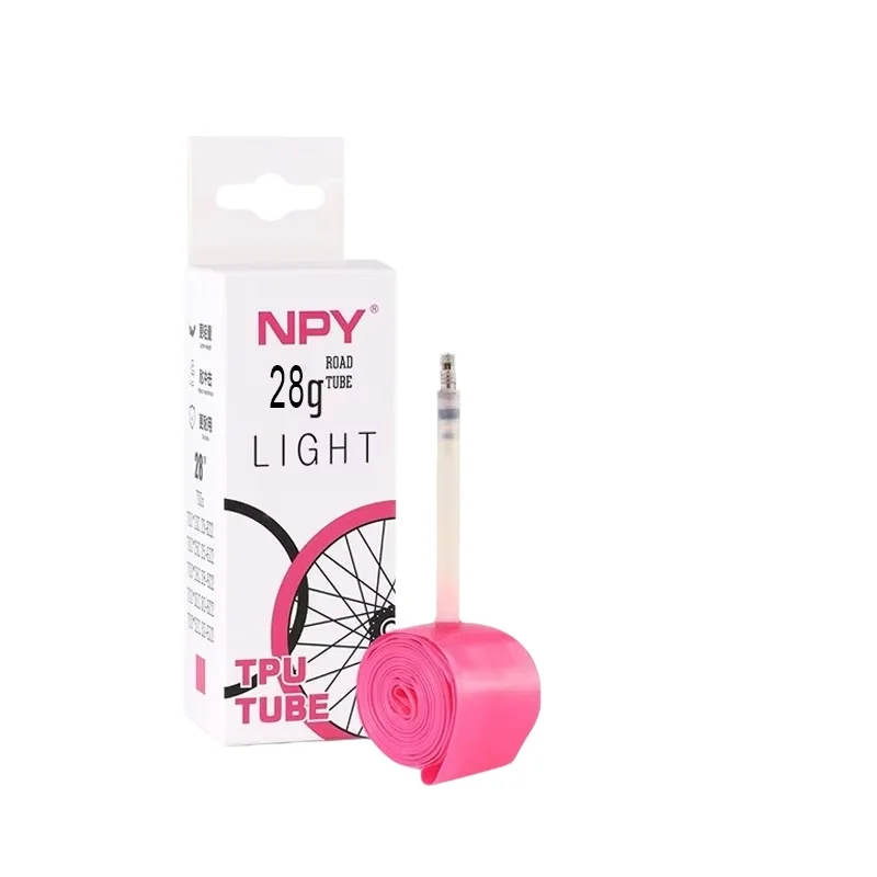 AliExpress NONE NPY Ultralight Bicycle Inner Tube 36G  700 x 18 25 28 32 35 38C Road Bike TPU Tube 45 65 85mm Length French Valve 700C