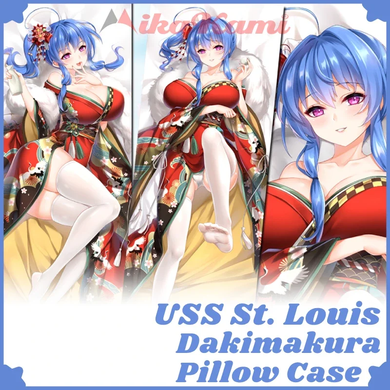 USS St Louis Dakimakura Azur Lane Game Pillowcase Hugging Full Body Sexy Cushion Cover Pillow Case Home Bedding Decor Otaku Gift