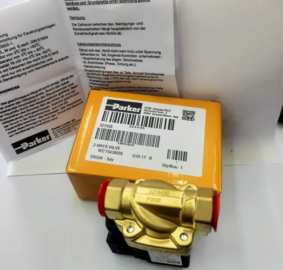 Válvula solenóide PARKER original 321H35 321H36 322H75