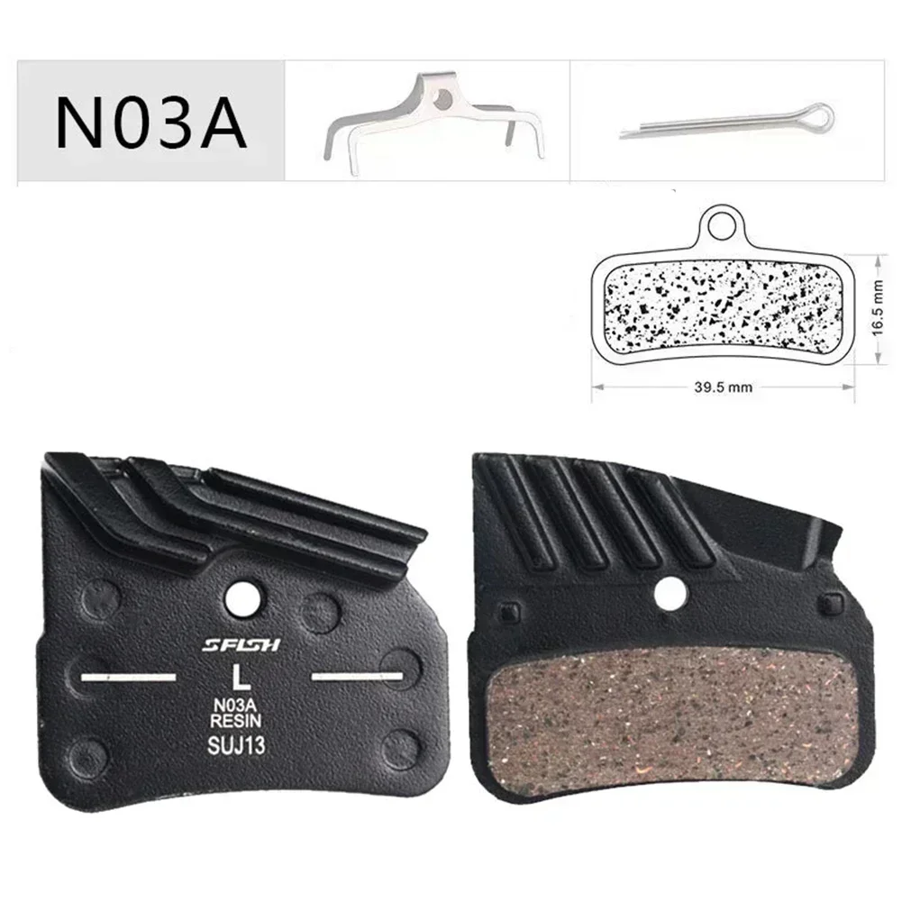 1 Pair Bike Disc Brake Pads 4-piston Friction For-SHIMANO NO3A NO4C DO2S DO3S Bicycle Replacement Brake Pad Accessories