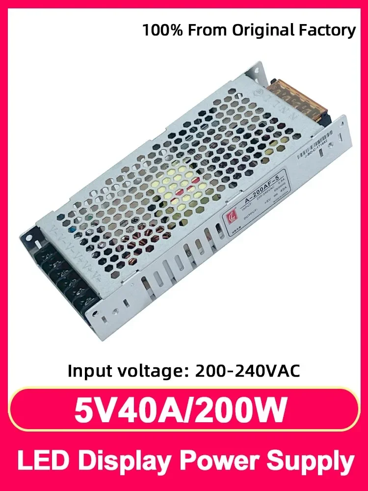 

BOTAI Ultrathin Power Supply A-200AF-5 LED Display 5V 40A 200W Electronic Screen Full Color Large Screen Power Supply