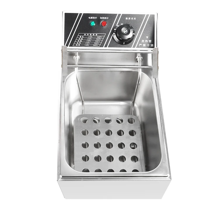 

for Economical Desktop Stainless Steel Deep Fryer 1 Basket Fryers Deep Commercial Electric Mini Deep Fryer for Food Truck